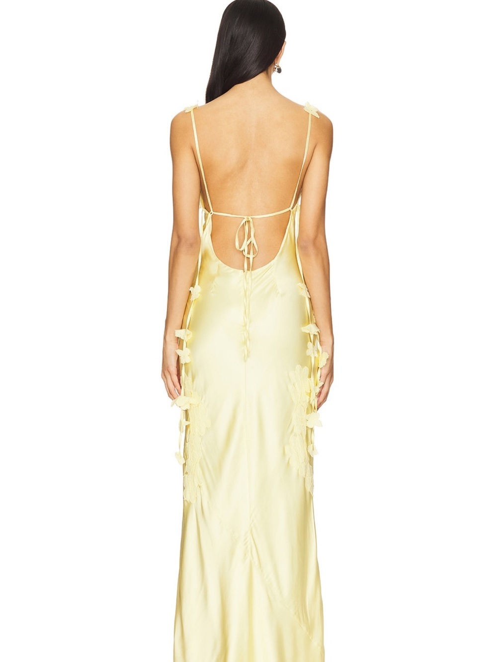 NBD Inaya Gown in butter yellow - Picture 3 of 8